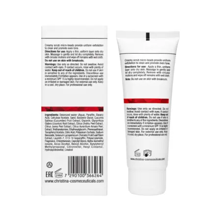 CHRISTINA Скраб-эксфолиатор выравнивающий / Scrub & Smooth Exfoliator Comodex 75 мл - 3