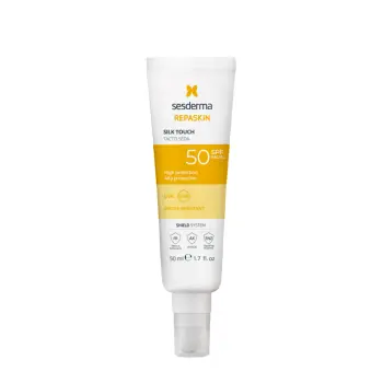Средство солнцезащитное с нежностью шелка для лица SPF50 / REPASKIN SILK TOUCH Facial sunscreen 50 мл