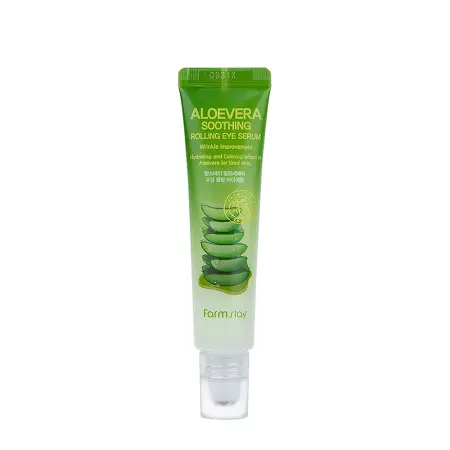 FARMSTAY Сыворотка-роллер успокаивающая для области вокруг глаз с алоэ / Aloevera Soothing Rolling Eye Serum 25 мл - 1