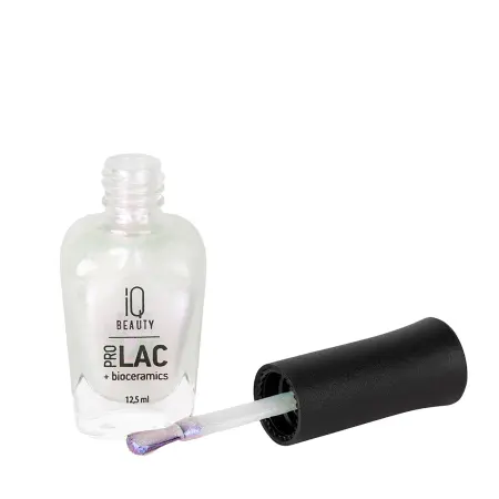 IQ BEAUTY 084 лак профессиональный укрепляющий для ногтей с биокерамикой / Nail polish PROLAC+bioceramics 12,5 мл - 4