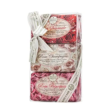 NESTI DANTE Набор мыла для тела Роза / Rosa Gift Kit 3*150 гр - 1