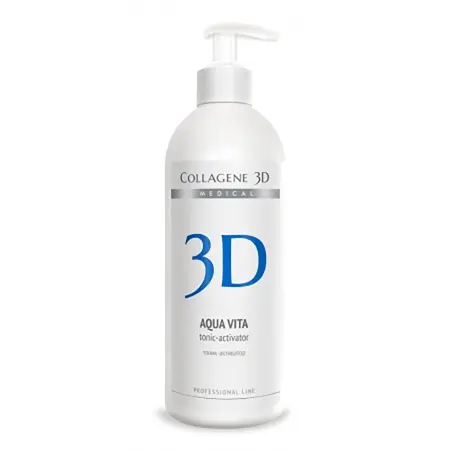 MEDICAL COLLAGENE 3D Тоник-активатор для активации биопластин и аппликаторов / Aqua Vita 500 мл - 3