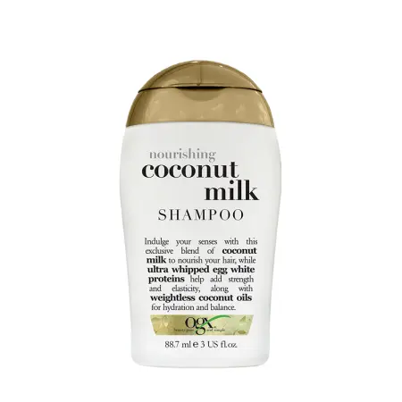 OGX Шампунь питательный с кокосовым молоком тревел-формат / Travelsize Nourishing Coconut Milk Shampoo 88,7 мл - 1