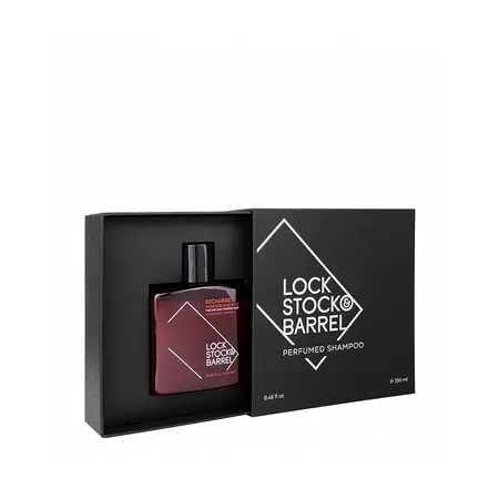 LOCK STOCK BARREL Шампунь для жестких волос и бороды парфюмированный в подарочной упаковке / LS&B Recharge 250 мл - 5