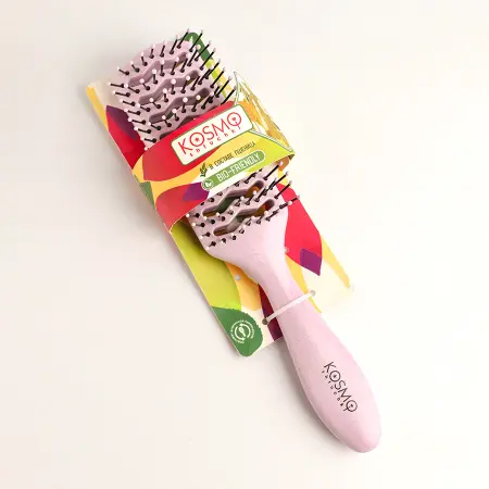 KOSMO SHTUCHKI Расчёска прямоугольная продувная, фиолетовая / KOSMO SHTUCHKI - 2