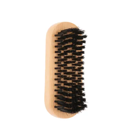 DEWAL PROFESSIONAL Щетка для укладки бороды, натуральная щетина, 9-рядная - 1